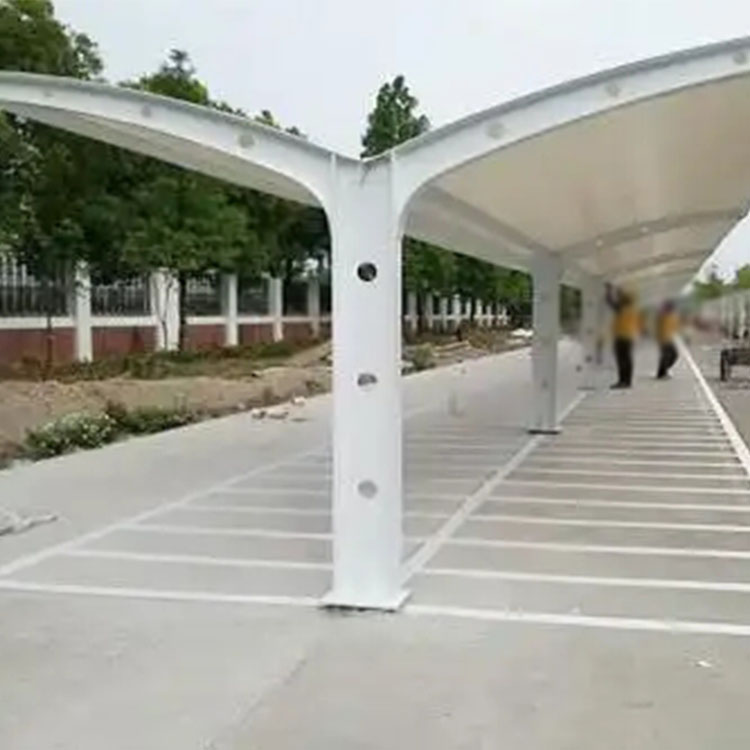 五台县膜结构电动车棚