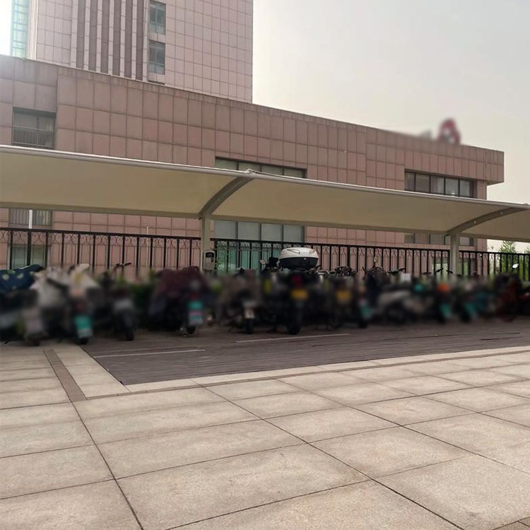 五台县膜结构电动车棚