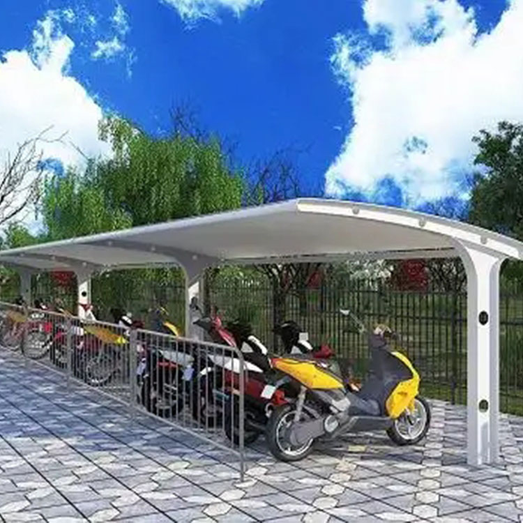 五台县膜结构电动车棚